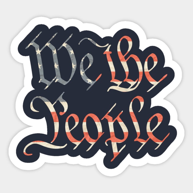 We the People, Constitution Sticker by cartogram